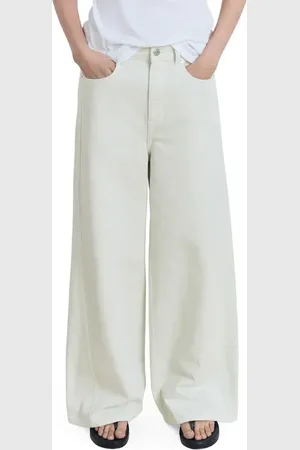 MANGO Mid Rise Baggy Ultra Wide Leg Jeans in at Nordstrom, Size 8