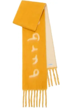 Burberry Reversible Logo Alpaca Wool Blend Scarf in at Nordstrom