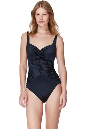 gottex Mademoiselle Sweetheart Ruched One Piece in at Nordstrom, Size 16