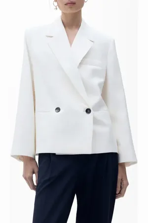 MANGO Contrasting Double Breasted Blazer in at Nordstrom, Size Xx-Small