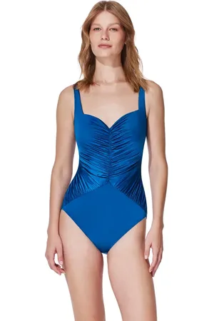 gottex Mademoiselle Sweetheart Ruched One Piece in at Nordstrom, Size 16