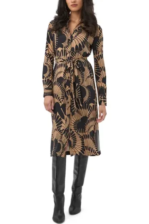 Trina Turk Radio City Printed Jersey Shirt Dress in at Nordstrom, Size Medium