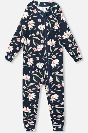 Deux par Deux One-Piece Thermal Underwear Flower in at Nordstrom, Size 8