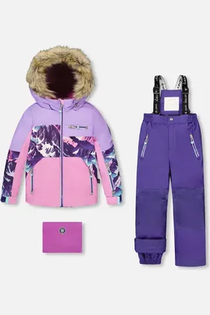 Deux par Deux Girl Two-Piece Play Snowsuit in at Nordstrom, Size 2T