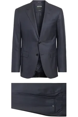 Ermenegildo Zegna Stripe 15Milmil15 Wool Suit in at Nordstrom, Size 46 Us