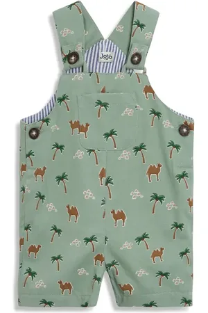 JoJo Maman Bébé Cotton Twill Overalls in at Nordstrom, Size 0-3M