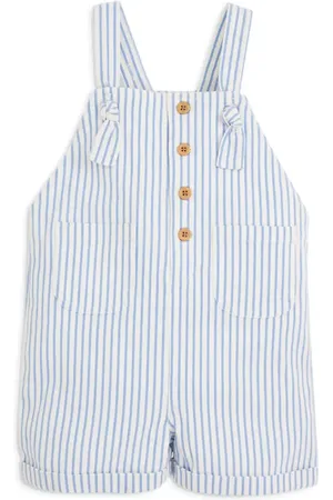 JoJo Maman Bébé Stripe Overalls in at Nordstrom, Size 12-18M