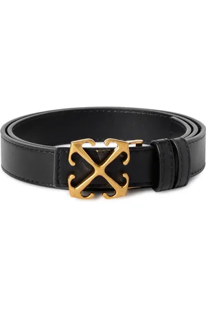 OFF-WHITE /gold Arrow Belt 25 - Female Belts 75