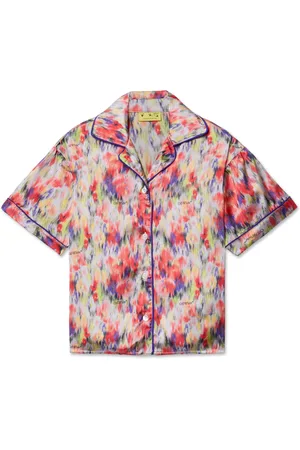OFF-WHITE Watercolor Bookish Shirt - Kids Girl
