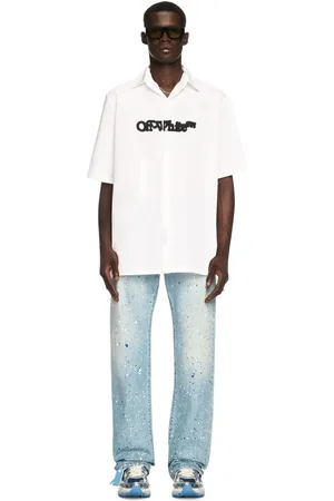 OFF-WHITE Spray Arrow Bowling Shirt - Male Shirts 44