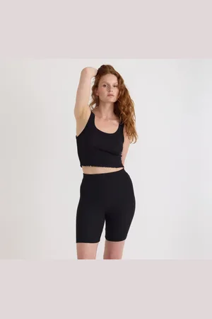 Organic Basics Core Rib Crop Tank Top XXS