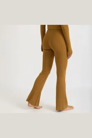Organic Basics Soft Knit Rib High-Rise Flare Pants XXS