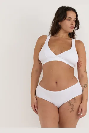 Organic Basics Core Rib Plunge Bralette XXS