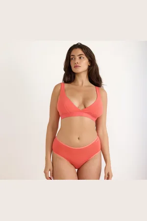 Organic Basics Core Rib Plunge Bralette XXS