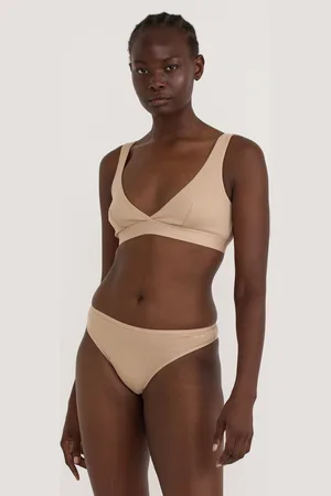 Organic Basics Core Rib Plunge Bralette XXS