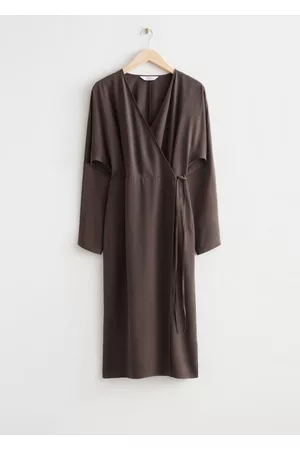 & OTHER STORIES Women Casual Dresses - Oversized Midi Wrap Dress