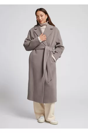 佐藤健 ABYTS SUMMER WOOL COAT LIGHT GRAY-