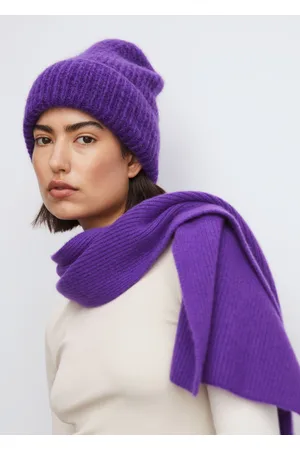 ISABEL MARANT Zephyr cashmere scarf - Purple