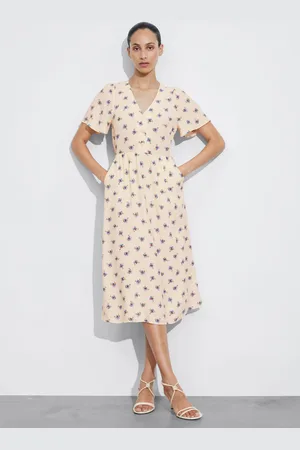 & OTHER STORIES Flutter-Sleeve Midi Dress