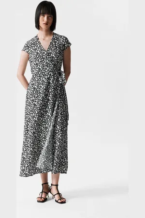 & OTHER STORIES Printed Midi Wrap Dress