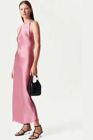 & OTHER STORIES Slim Satin Midi Dress