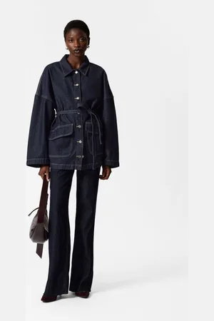 & OTHER STORIES Belted Oversized Denim Jacket