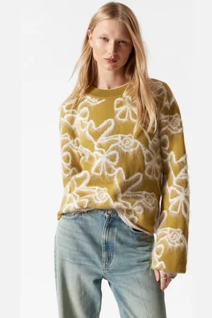 & OTHER STORIES Patterned Intarsia-Knit Jumper