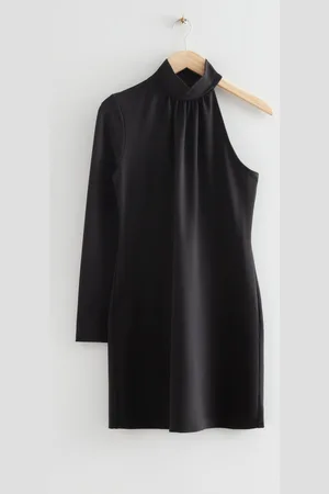 & OTHER STORIES One-Shoulder Asymmetric Mini Dress
