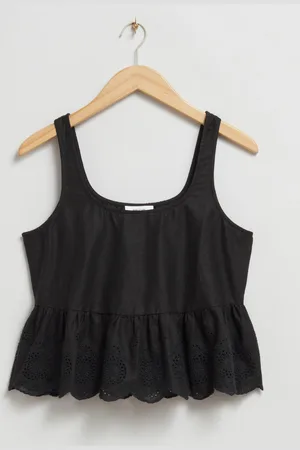& OTHER STORIES Sleeveless Broderie Anglaise Top