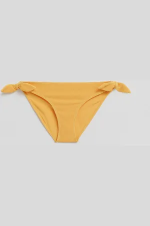 & OTHER STORIES Crepe Knot Tie Bikini Bottoms