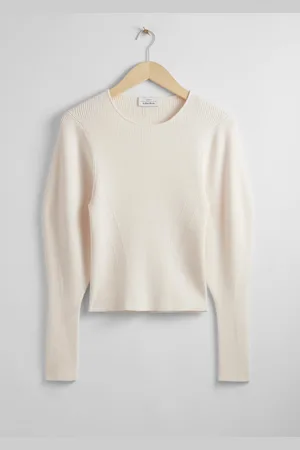 & OTHER STORIES Slim Rib-Knit Sweater