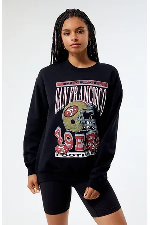 Junk Food San Francisco 49ers Contrast Crew Neck Sweatshirt