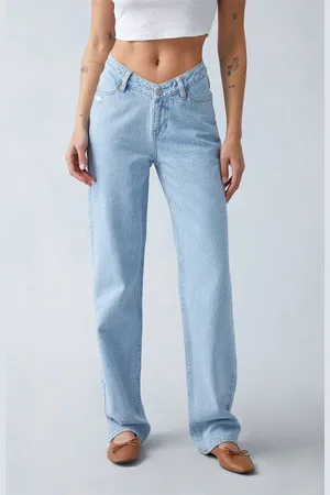 PacSun Eco Light Indigo Ripped Millie Mid Rise '90s Boyfriend Jeans