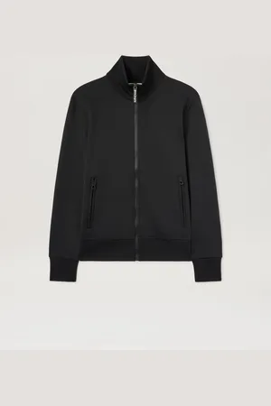 Palm Angels Curved Logo Track Jacket - Woman Coats & Jackets Black - Off White L