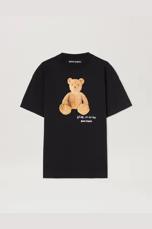 Palm Angels Bear In Mind T-shirt - Man T-shirts & Polo Black - Brown L
