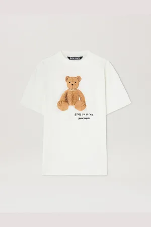 Palm Angels Bear In Mind T-shirt - Man T-shirts & Polo Off White - Brown L