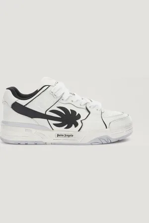 Palm Angels Washed Venice Sneaker - Man Sneakers White - Black 37