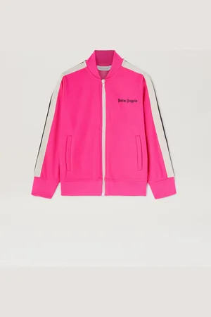 Palm Angels Track Jacket - Kids Girl Clothing Fuchsia Fluo Black 10