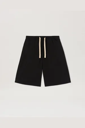 Palm Angels Palms Dyed Shorts - Man Shorts Black - Black 46