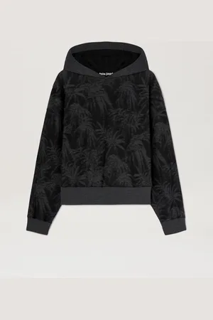 Palm Angels Palms Hoodie - Man Sweatshirts & Hoodies Black - Grey L