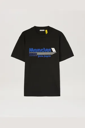 Palm Angels Racing T-shirt Moncler X - Moncler X Black - Blue M
