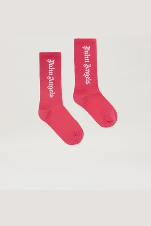 Palm Angels Socks With Logo - Kids Girl Accessories Cherry Off White I