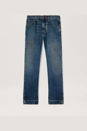 Palm Angels Denim Work Pants - Man Denim Blue - Light Blue 30
