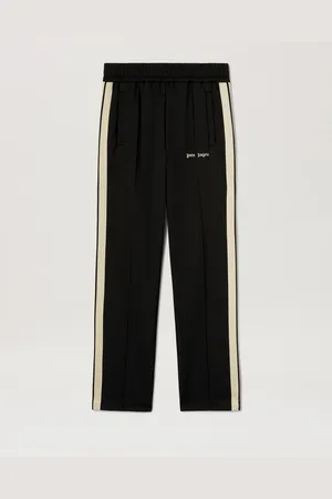 Palm Angels Classic Logo Track Pants - Man Pants Black - Off White L