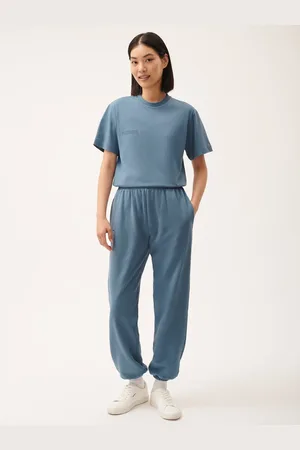 The Pangaia Womens 365 Midweight Sweatpants—indigo - L
