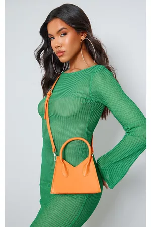PRETTYLITTLETHING Women Bags - Orange Pointed Mini Bag