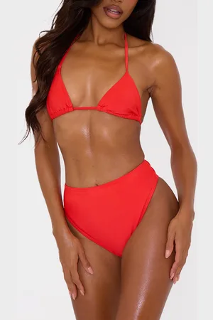 PRETTYLITTLETHING Mix & Match High Waisted High Leg Bikini Bottoms