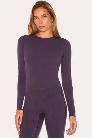 PRETTYLITTLETHING Ultimate Sculpt Long Sleeve Crop Gym Top