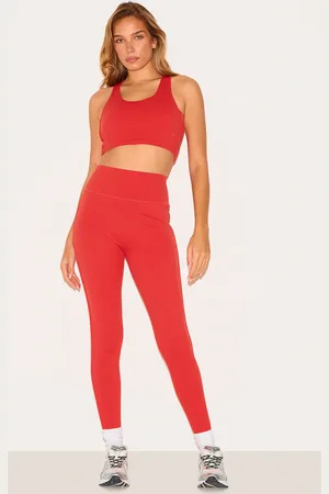 PRETTYLITTLETHING Sculpt Contrast Detail High Waist Gym Leggings