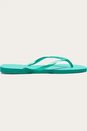 PRETTYLITTLETHING Metallic Havaianas Slim Flip Flops